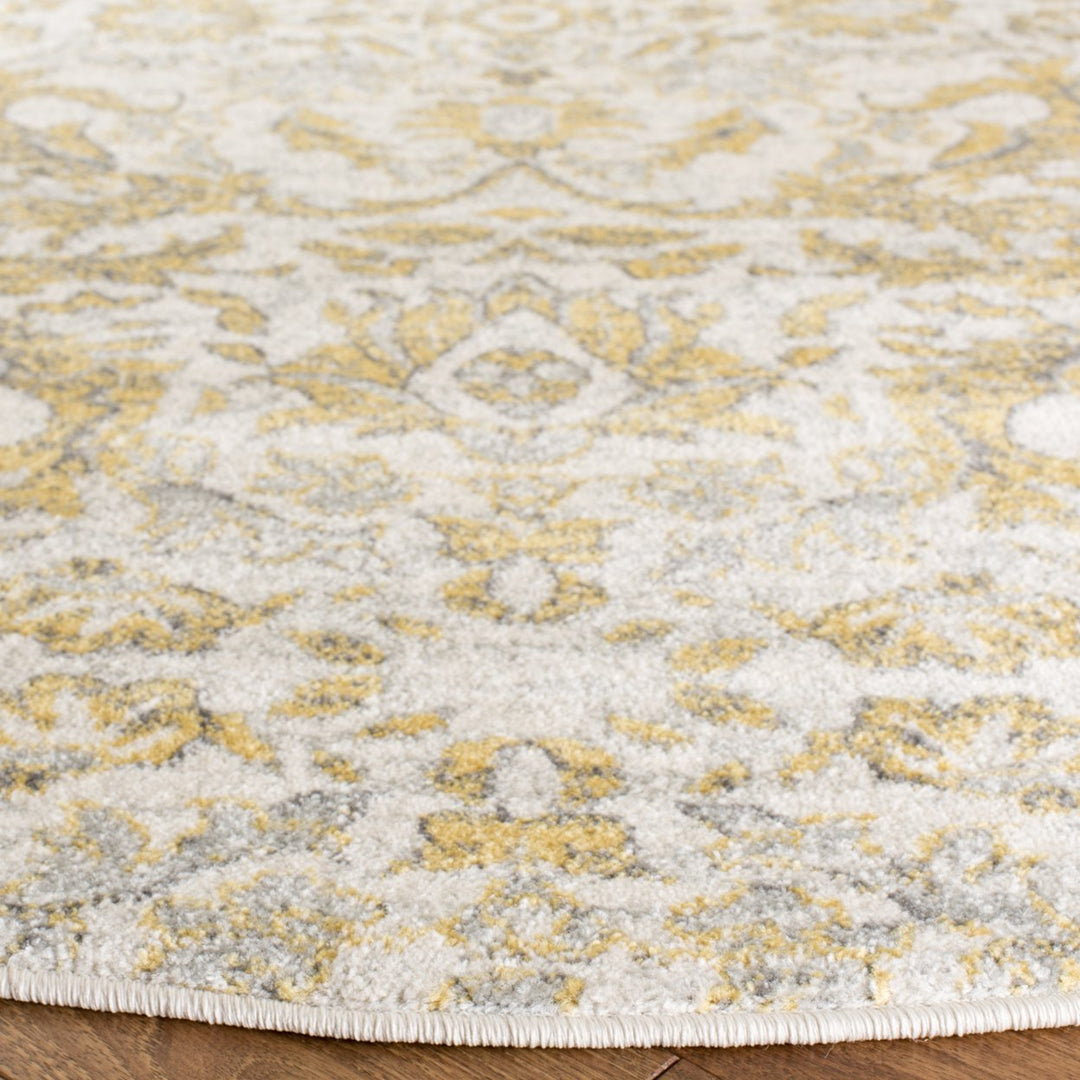 SAFAVIEH Evoke Collection EVK238S Ivory / Gold Rug Image 8