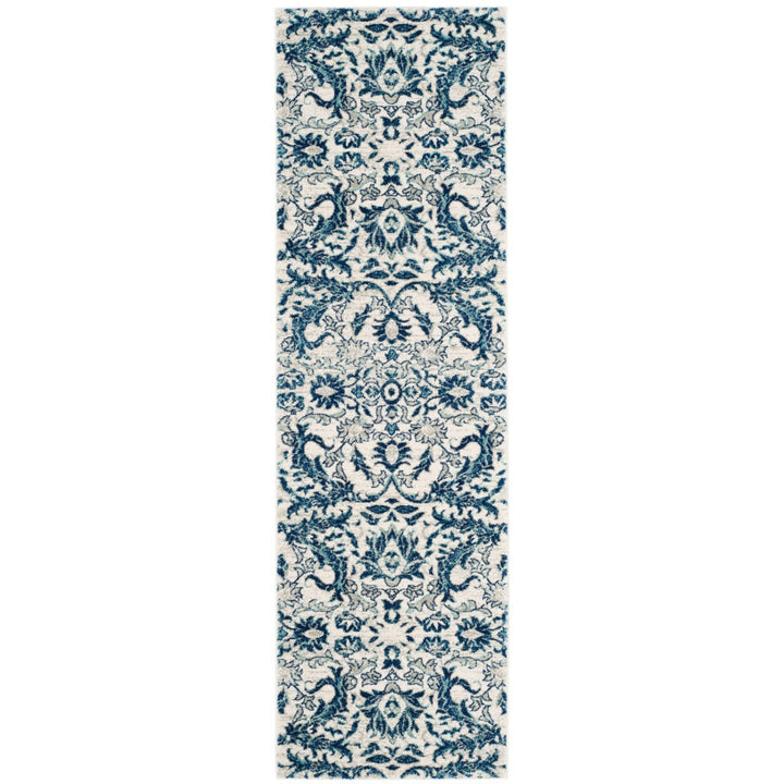 SAFAVIEH Evoke Collection EVK238C Ivory / Blue Rug Image 1