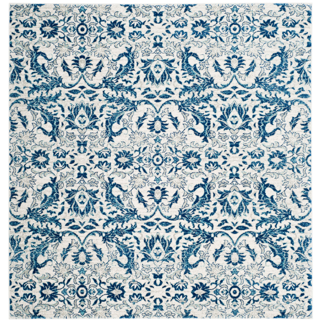 SAFAVIEH Evoke Collection EVK238C Ivory / Blue Rug Image 6