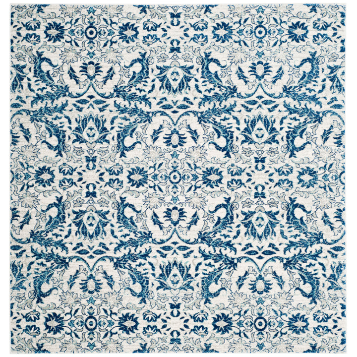 SAFAVIEH Evoke Collection EVK238C Ivory / Blue Rug Image 6