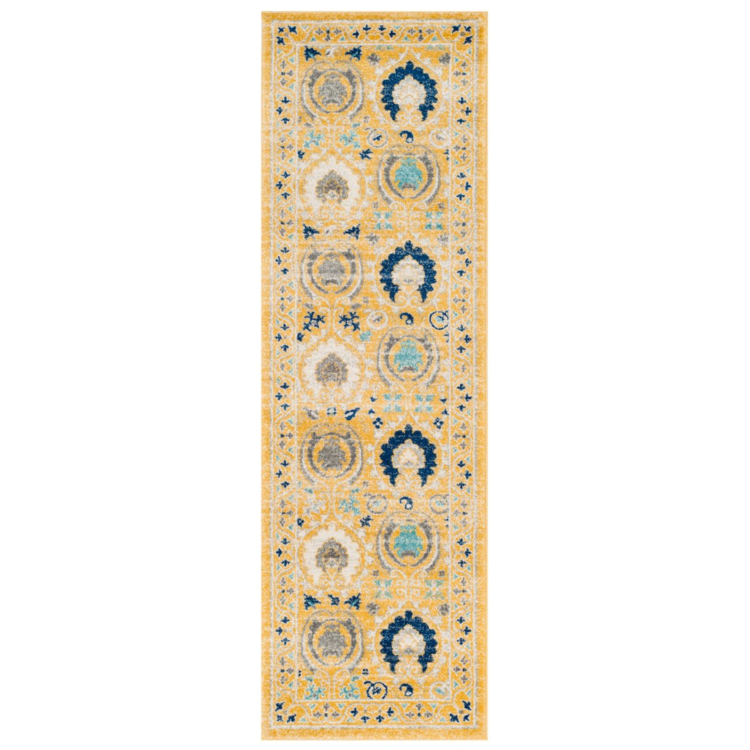 SAFAVIEH Evoke Collection EVK251B Gold / Ivory Rug Image 5