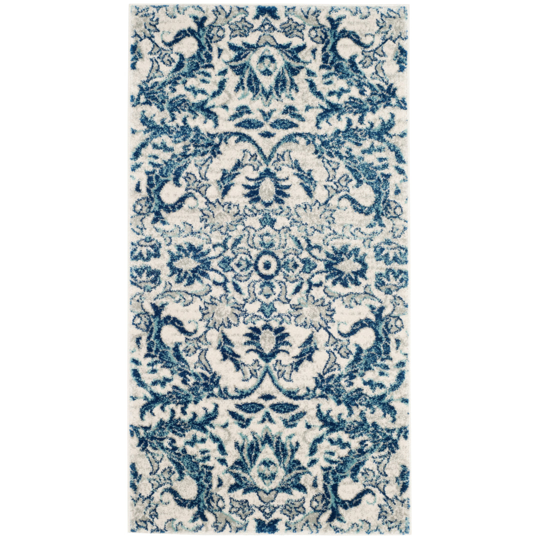 SAFAVIEH Evoke Collection EVK238C Ivory / Blue Rug Image 8