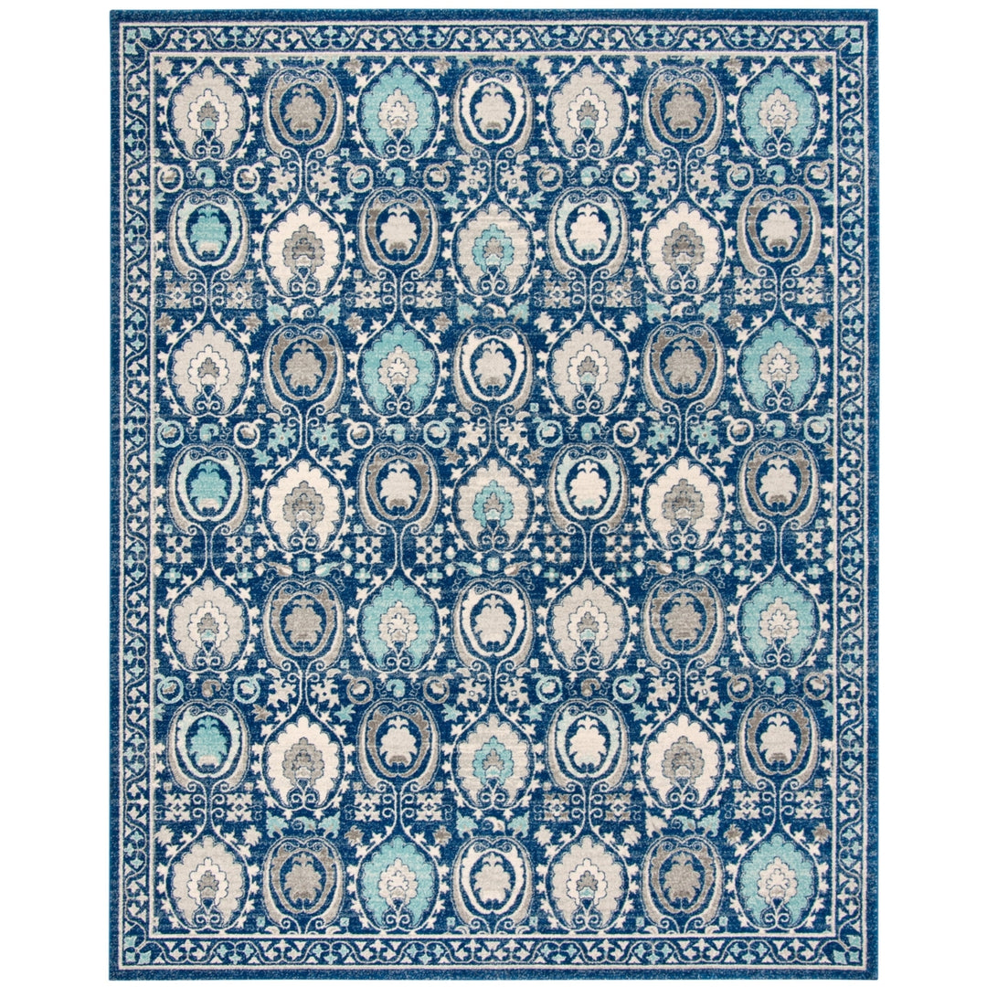 SAFAVIEH Evoke Collection EVK251C Blue / Ivory Rug Image 1