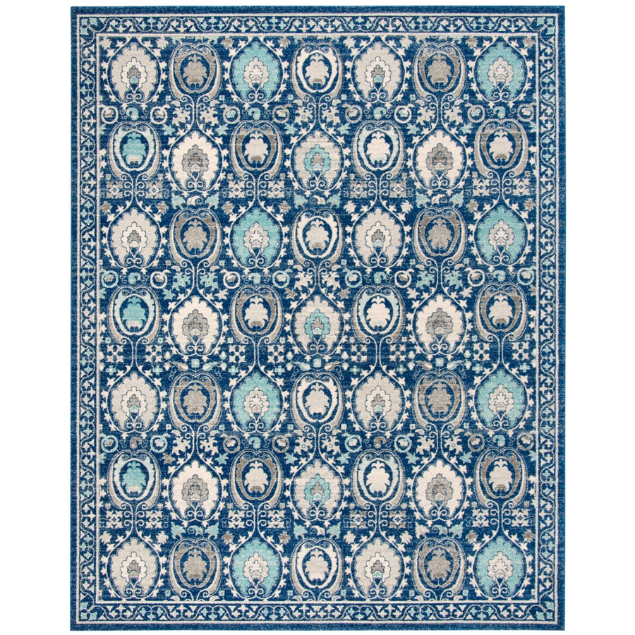 SAFAVIEH Evoke Collection EVK251C Blue / Ivory Rug Image 1