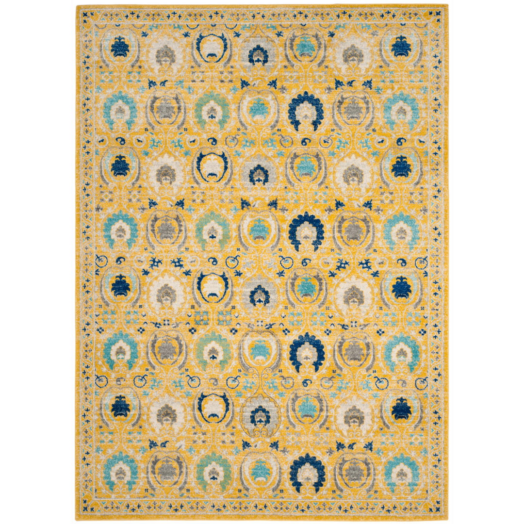 SAFAVIEH Evoke Collection EVK251B Gold / Ivory Rug Image 9