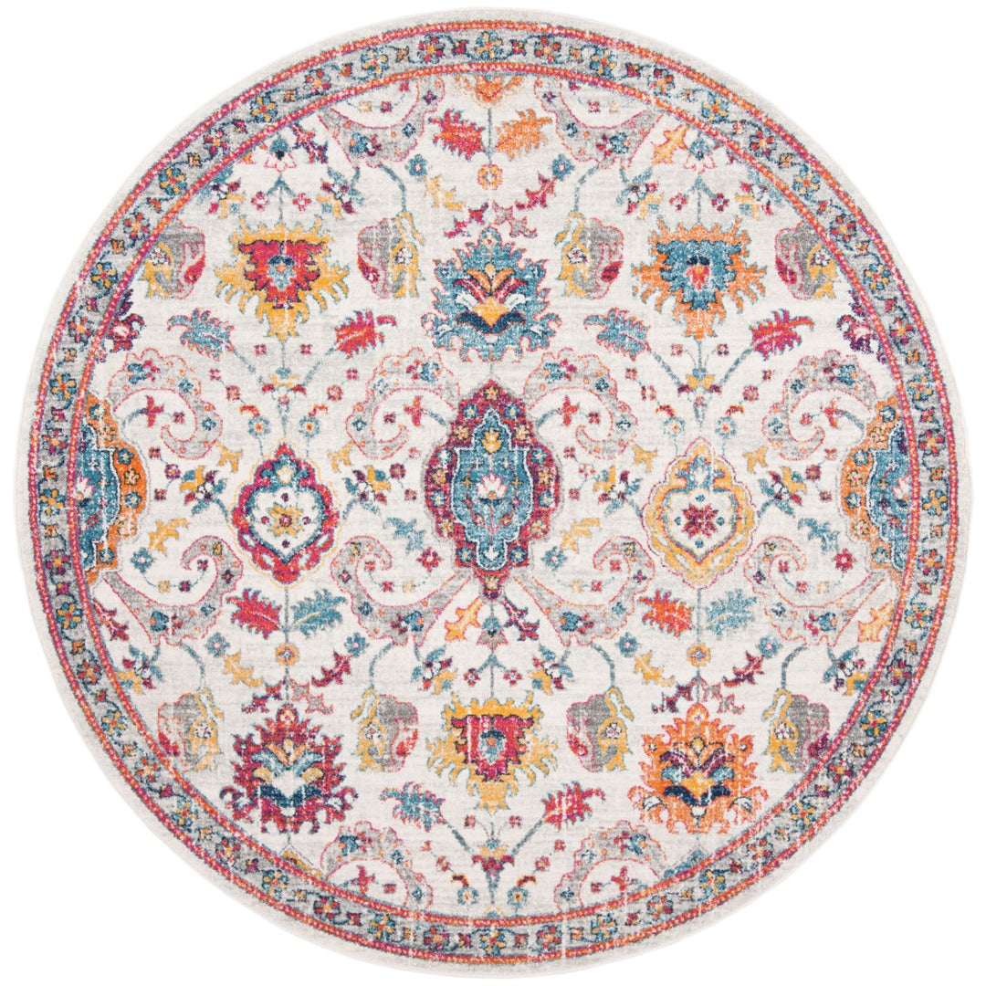 SAFAVIEH Evoke Collection EVK255B Cream / Orange Rug Image 1