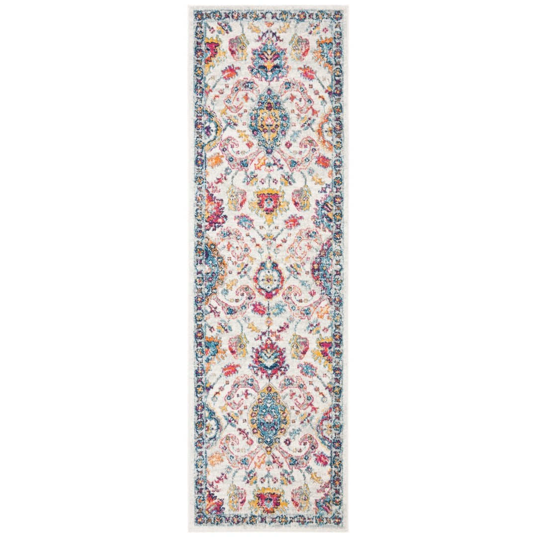 SAFAVIEH Evoke Collection EVK255B Cream / Orange Rug Image 5