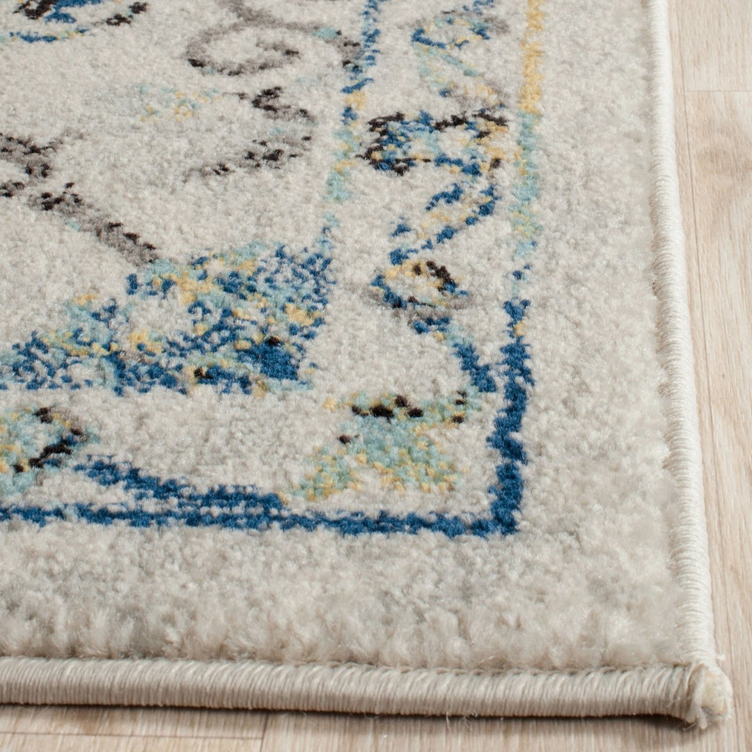 SAFAVIEH Evoke Collection EVK252C Ivory / Blue Rug Image 7