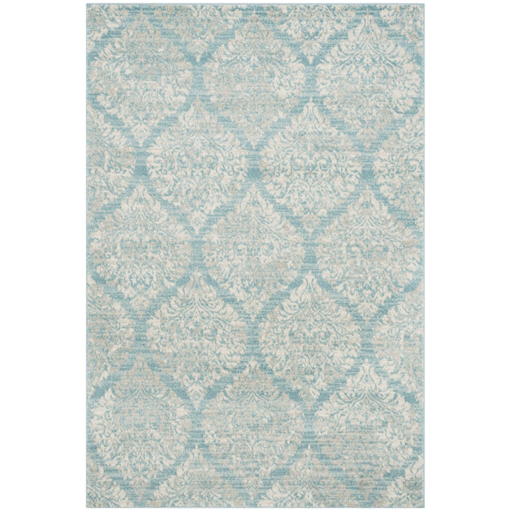 SAFAVIEH EVK268C Evoke Light Blue / Ivory Image 1