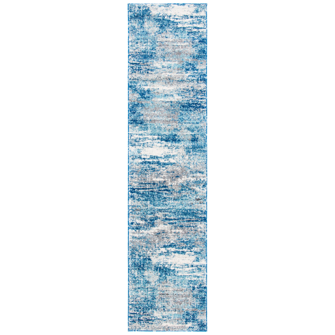 SAFAVIEH Evoke Collection EVK272M Light Blue / Grey Rug Image 5