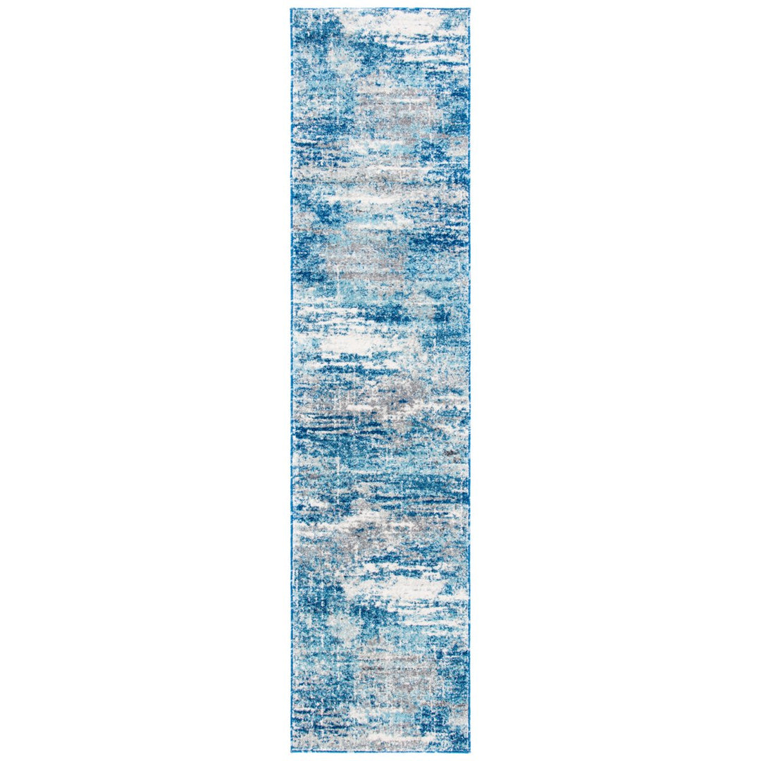 SAFAVIEH Evoke Collection EVK272M Light Blue / Grey Rug Image 1