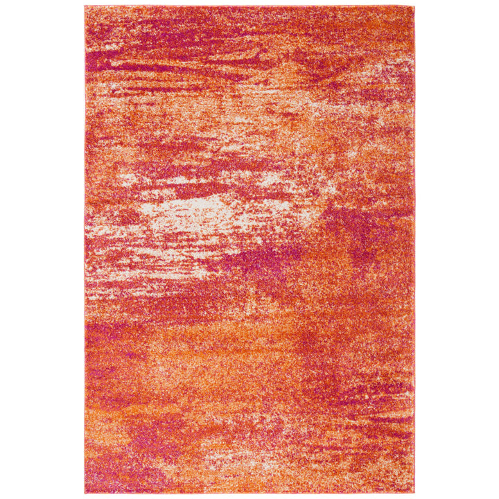 SAFAVIEH Evoke Collection EVK272P Ivory / Orange Rug Image 1