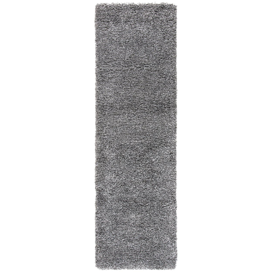 SAFAVIEH Evolution Shag Collection EVO520G Dark Grey Rug Image 1