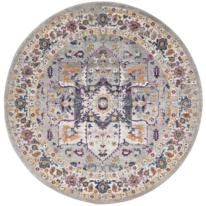 SAFAVIEH Evoke Collection EVK275H Grey / Grey Rug Image 4