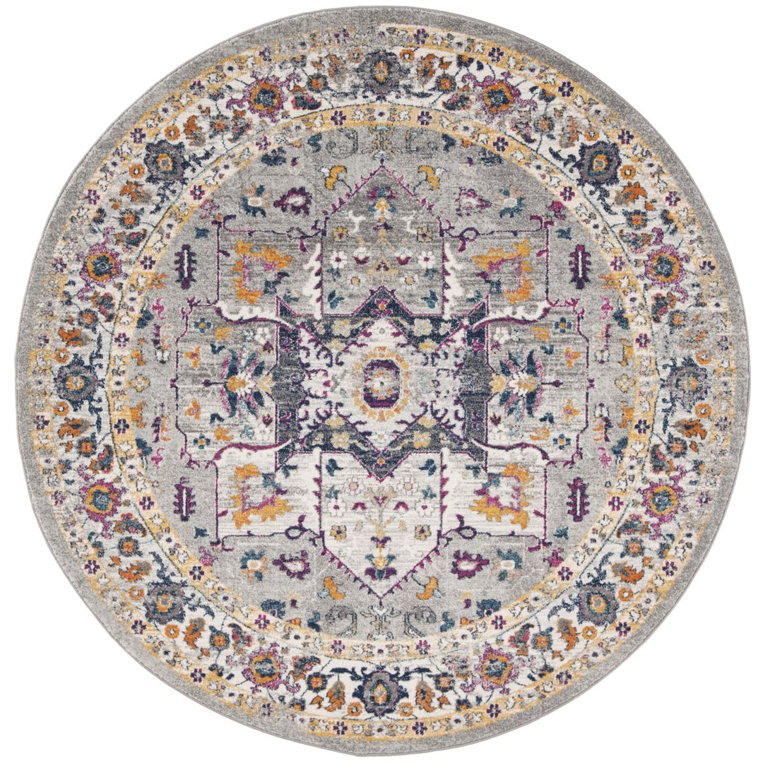 SAFAVIEH Evoke Collection EVK275H Grey / Grey Rug Image 1