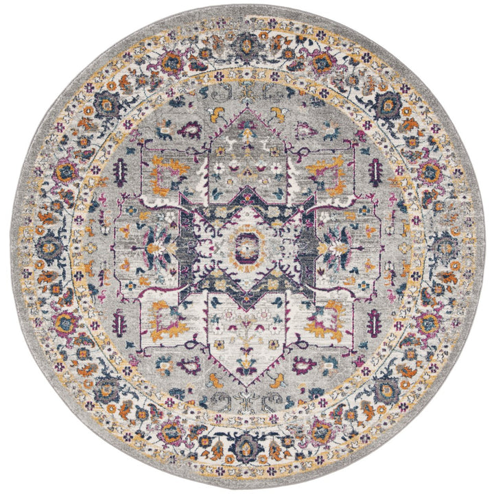 SAFAVIEH Evoke Collection EVK275H Grey / Grey Rug Image 1