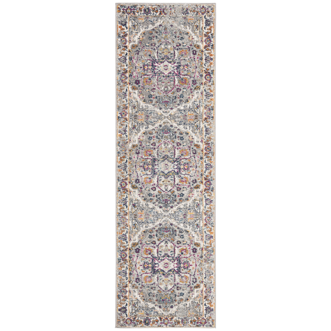 SAFAVIEH Evoke Collection EVK275H Grey / Grey Rug Image 5