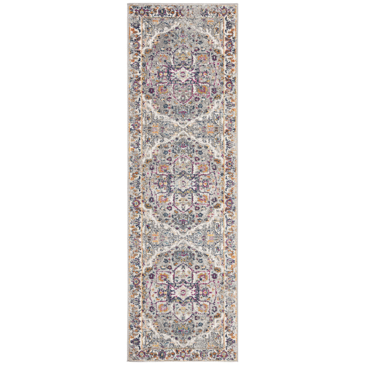 SAFAVIEH Evoke Collection EVK275H Grey / Grey Rug Image 5