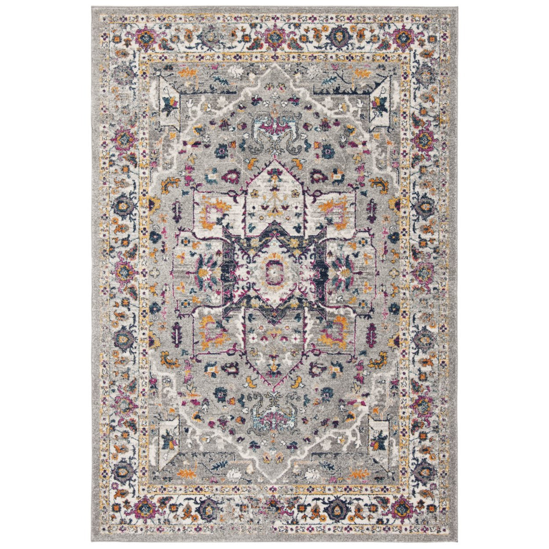 SAFAVIEH Evoke Collection EVK275H Grey / Grey Rug Image 8