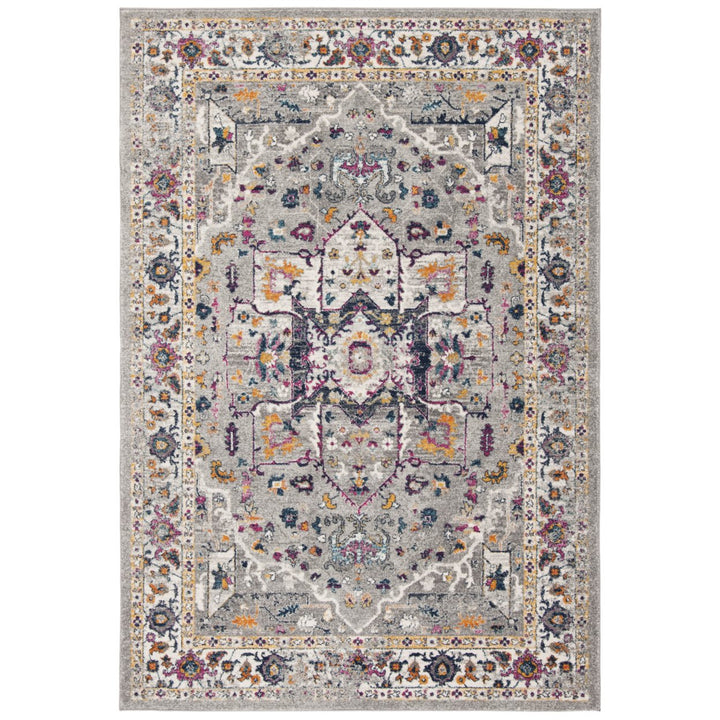 SAFAVIEH Evoke Collection EVK275H Grey / Grey Rug Image 8