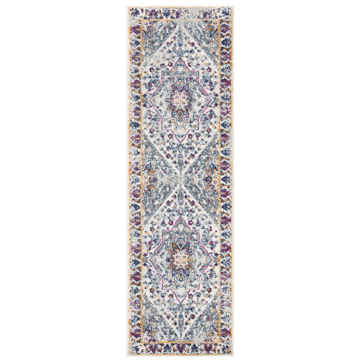 SAFAVIEH Evoke Collection EVK288A Ivory / Grey Rug Image 1