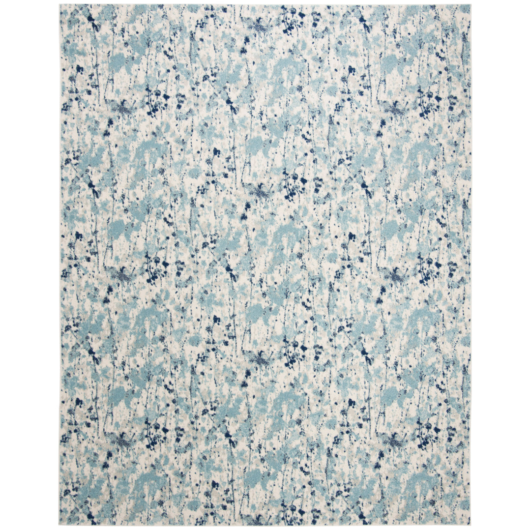 SAFAVIEH Evoke Collection EVK284M Ivory / Blue Rug Image 1