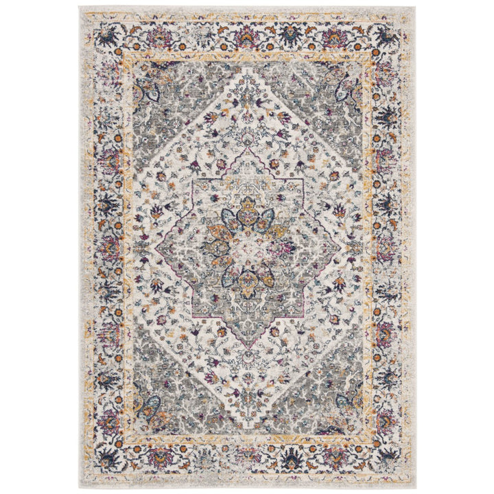 SAFAVIEH Evoke Collection EVK288A Ivory / Grey Rug Image 1