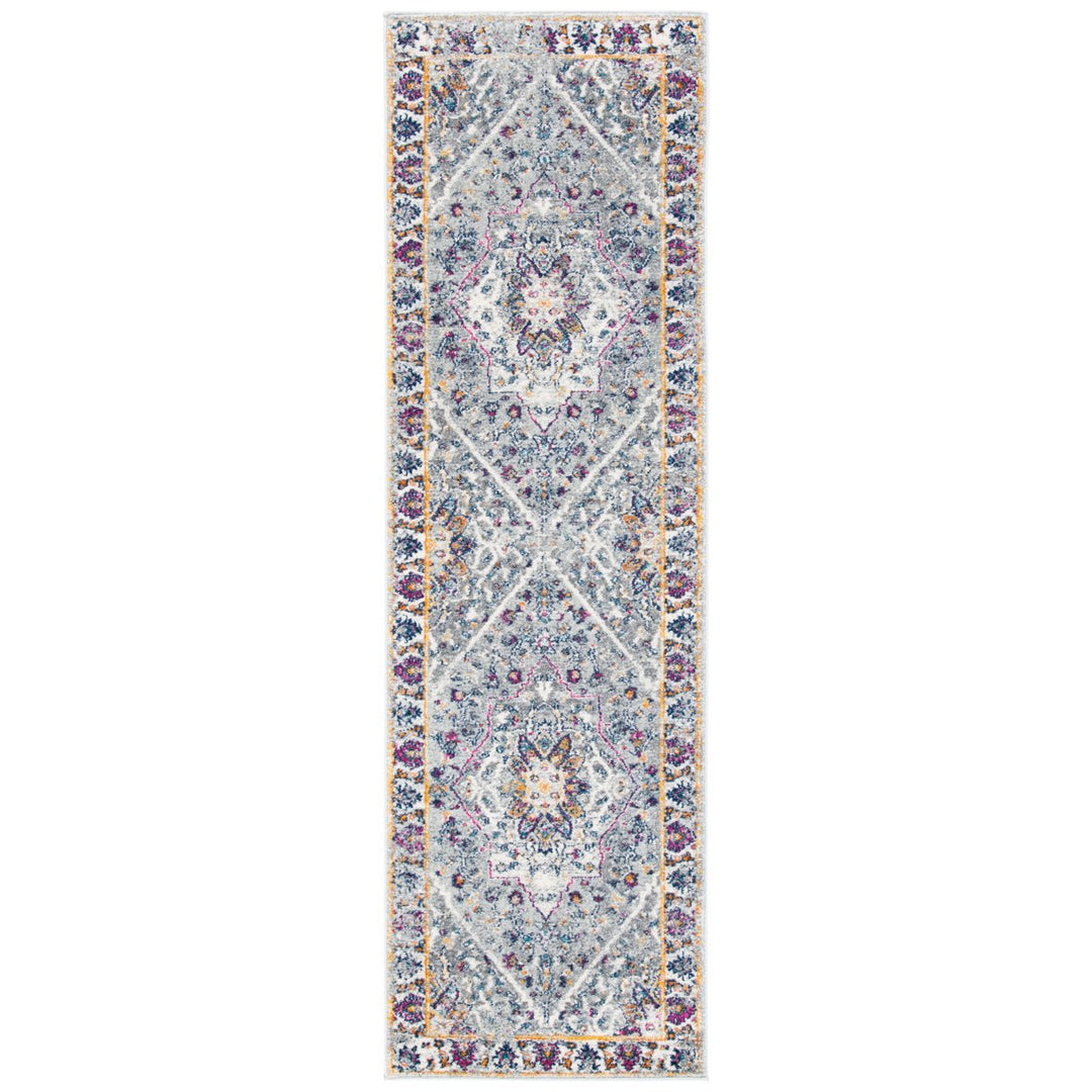 SAFAVIEH Evoke Collection EVK288F Grey / Grey Rug Image 1