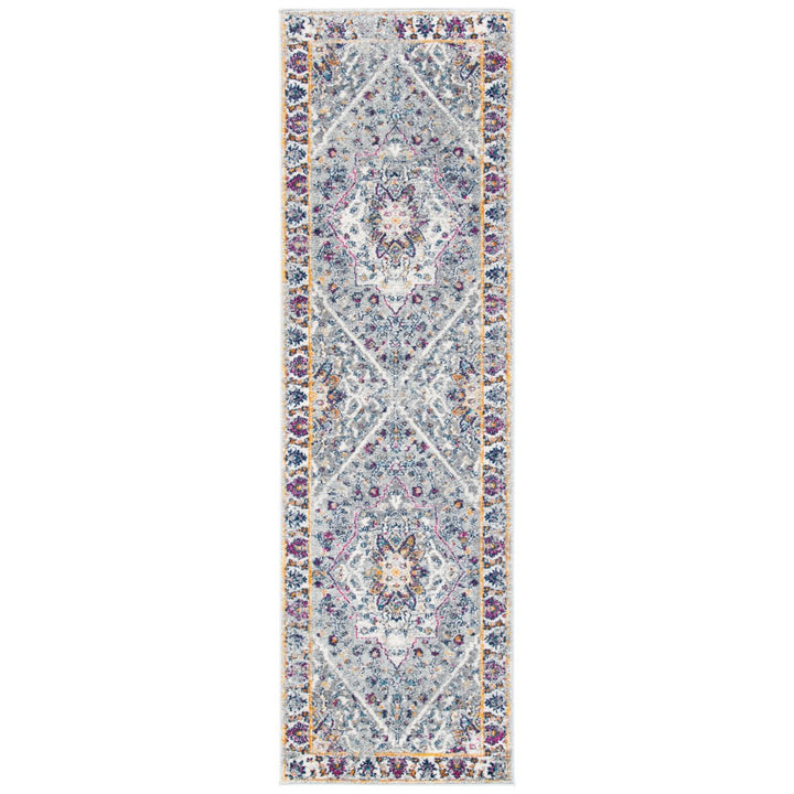 SAFAVIEH Evoke Collection EVK288F Grey / Grey Rug Image 1