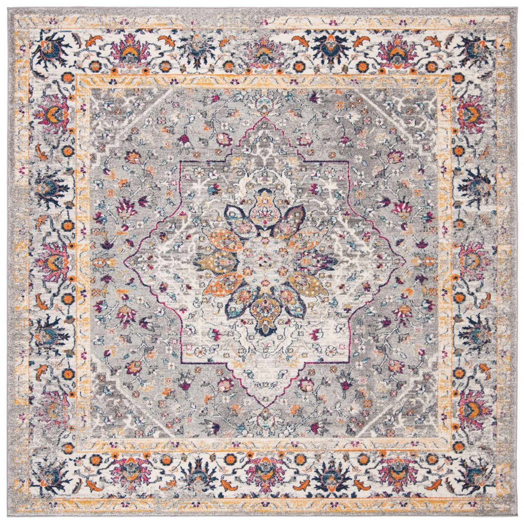 SAFAVIEH Evoke Collection EVK288F Grey / Grey Rug Image 1