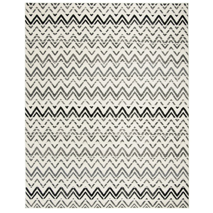 SAFAVIEH Evoke Collection EVK498C Cream / Dark Grey Rug Image 1