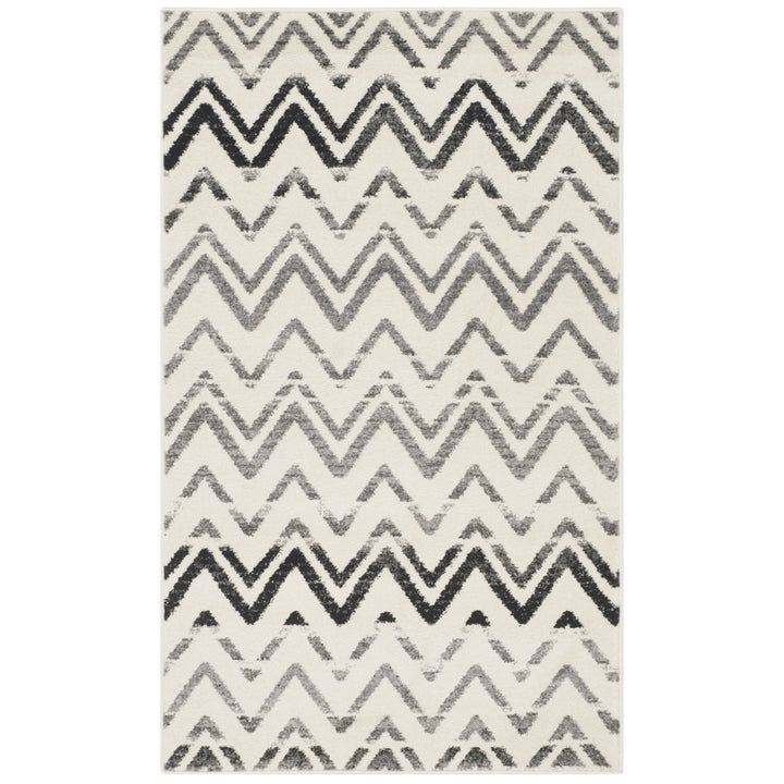 SAFAVIEH Evoke Collection EVK498C Cream / Dark Grey Rug Image 8