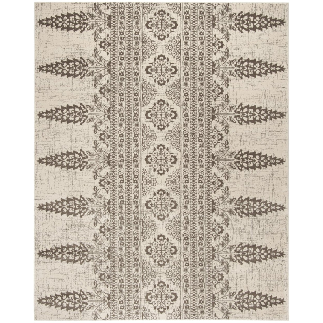 SAFAVIEH Evoke Collection EVK521S Ivory / Silver Rug Image 1