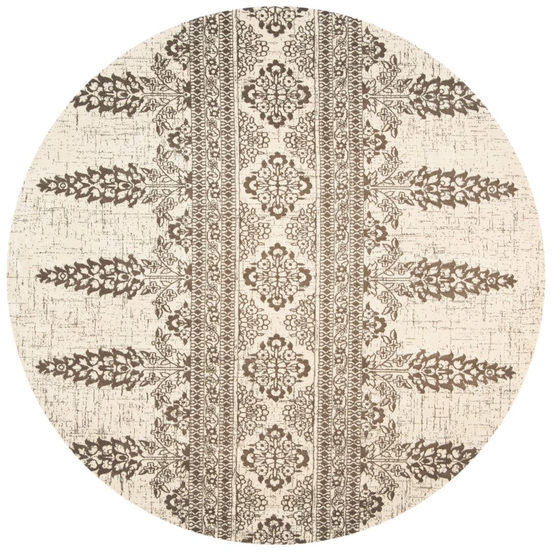 SAFAVIEH Evoke Collection EVK521S Ivory / Silver Rug Image 4