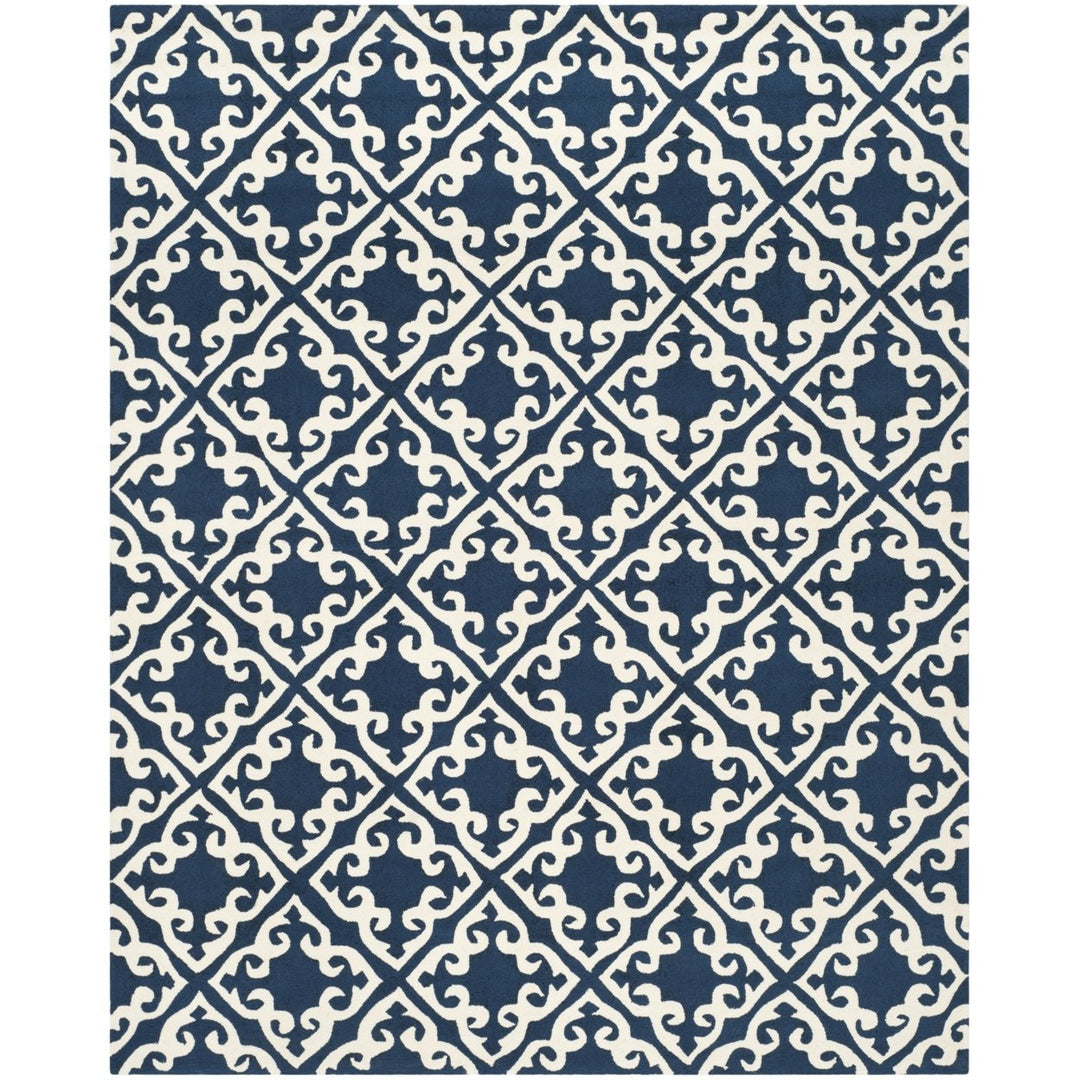 SAFAVIEH Easy Care EZC416A Navy / Ivory Rug Image 1