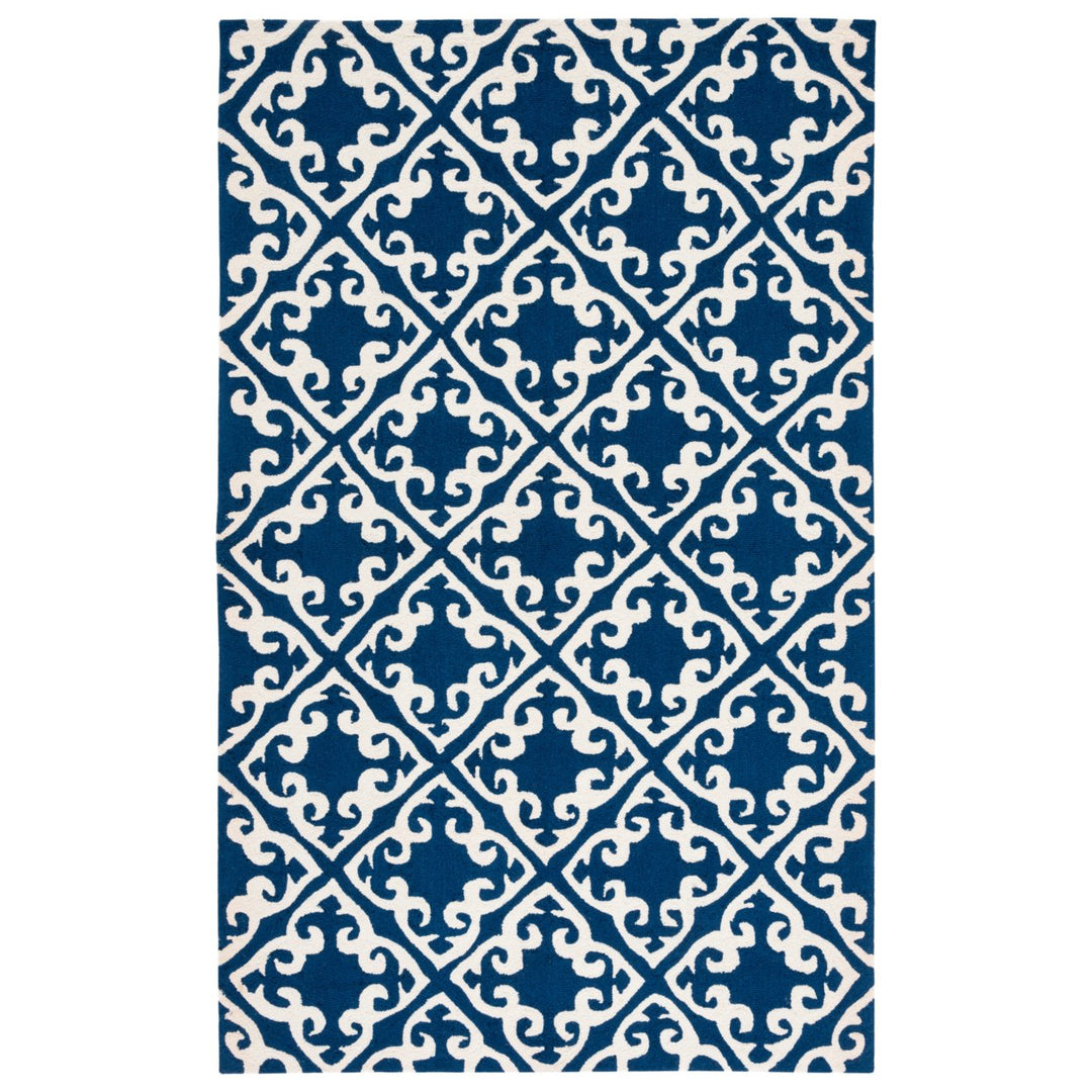 SAFAVIEH Easy Care EZC416A Navy / Ivory Rug Image 5