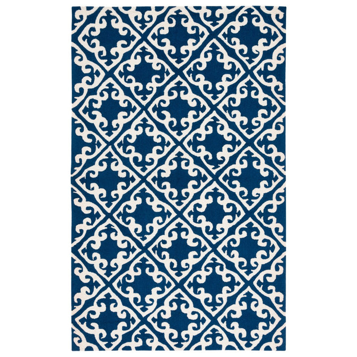 SAFAVIEH Easy Care EZC416A Navy / Ivory Rug Image 1