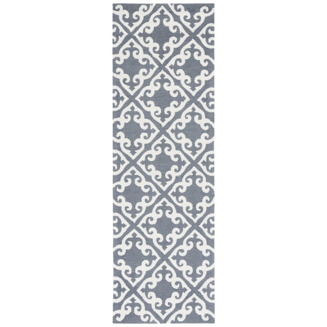 SAFAVIEH Easy Care EZC416B Grey / Ivory Rug Image 3