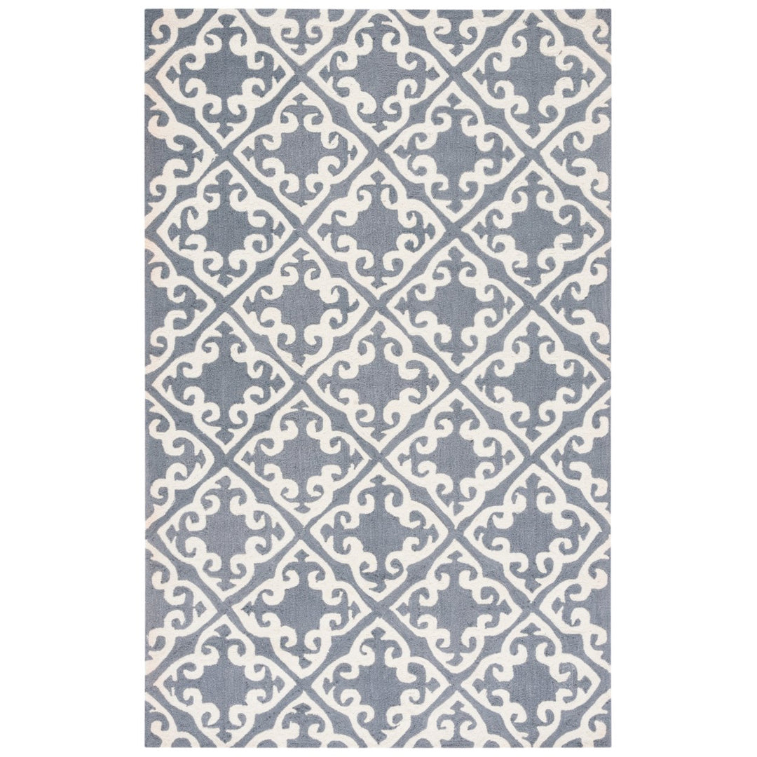 SAFAVIEH Easy Care EZC416B Grey / Ivory Rug Image 4