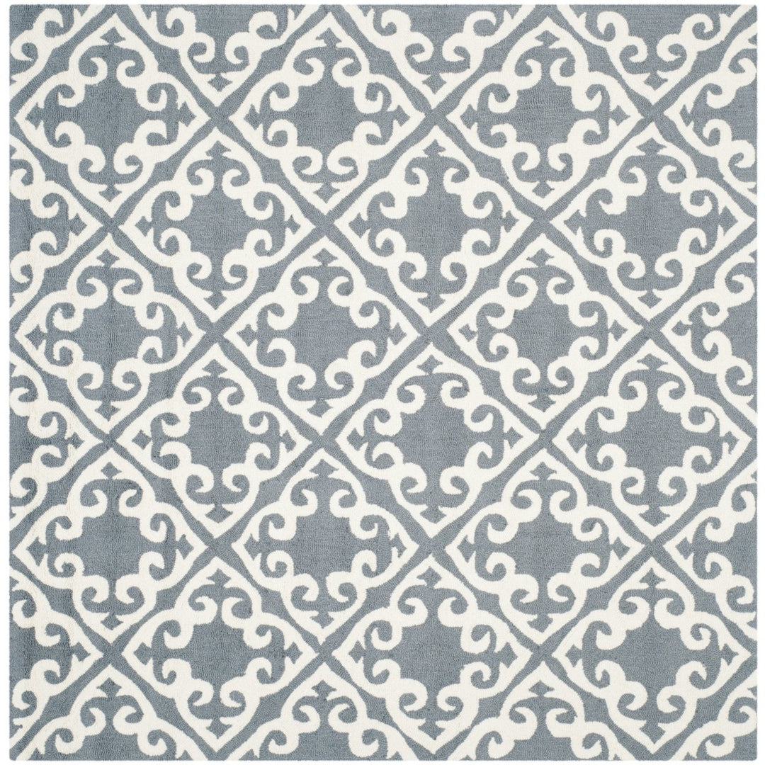 SAFAVIEH Easy Care EZC416B Grey / Ivory Rug Image 7