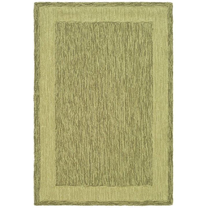 SAFAVIEH Easy Care EZC427C Hand-hooked Green Rug Image 1