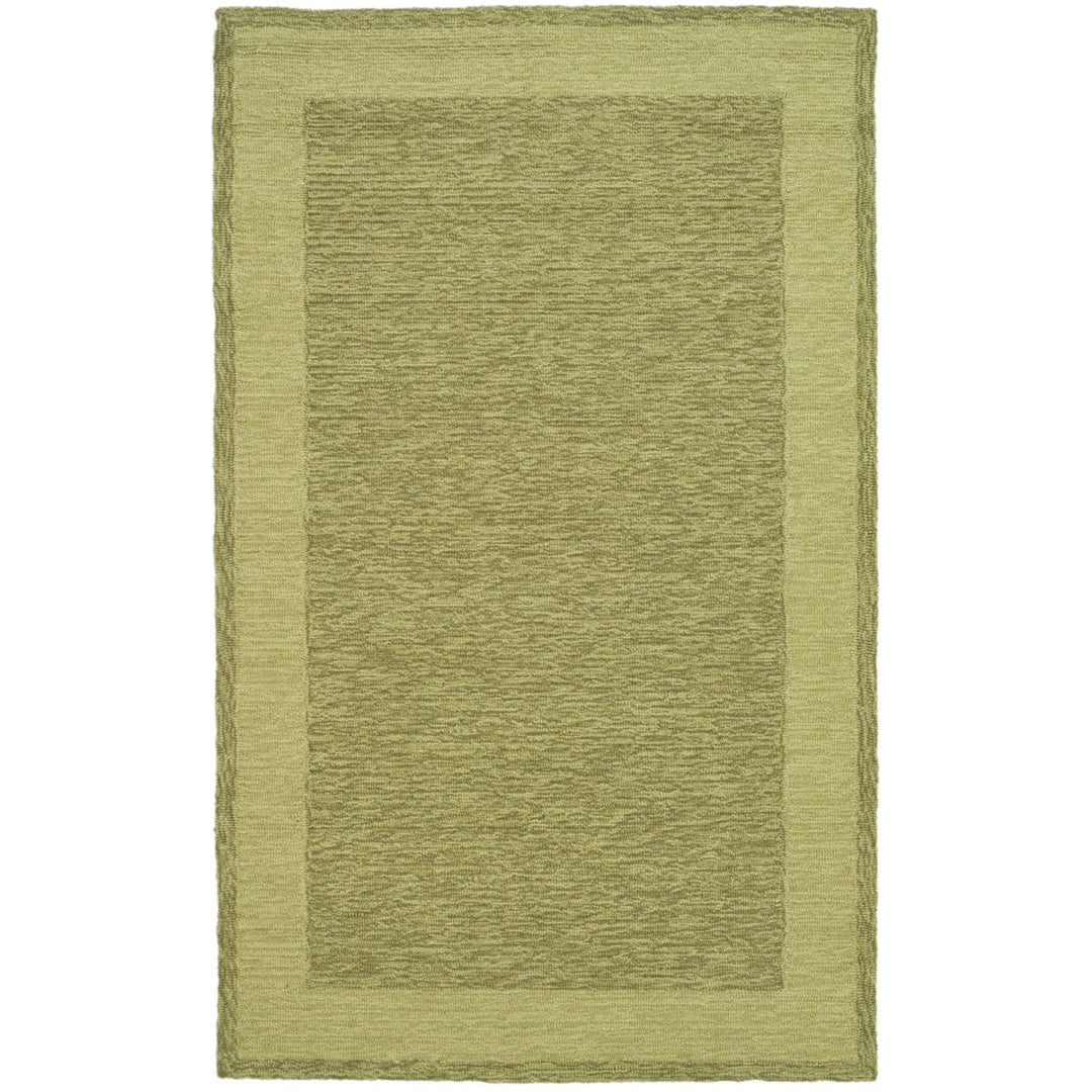 SAFAVIEH Easy Care EZC427C Hand-hooked Green Rug Image 1