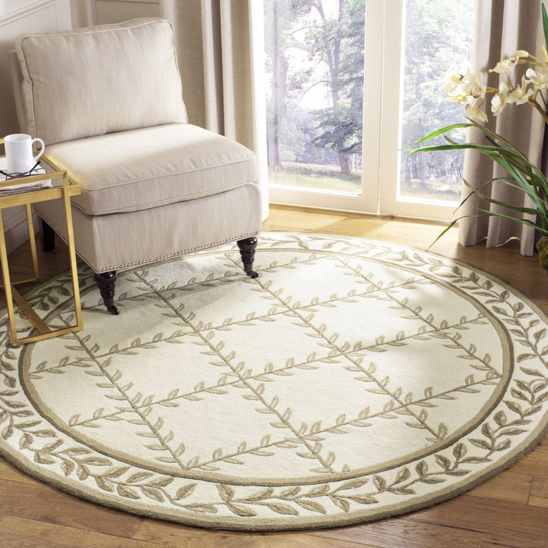 SAFAVIEH Easy Care EZC430B Ivory / Sage Rug Image 2