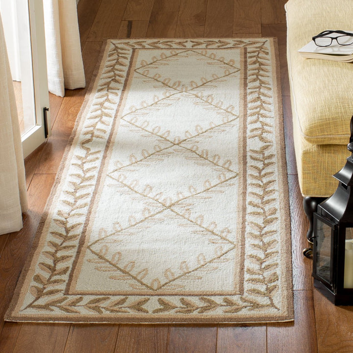 SAFAVIEH Easy Care EZC430B Ivory / Sage Rug Image 3