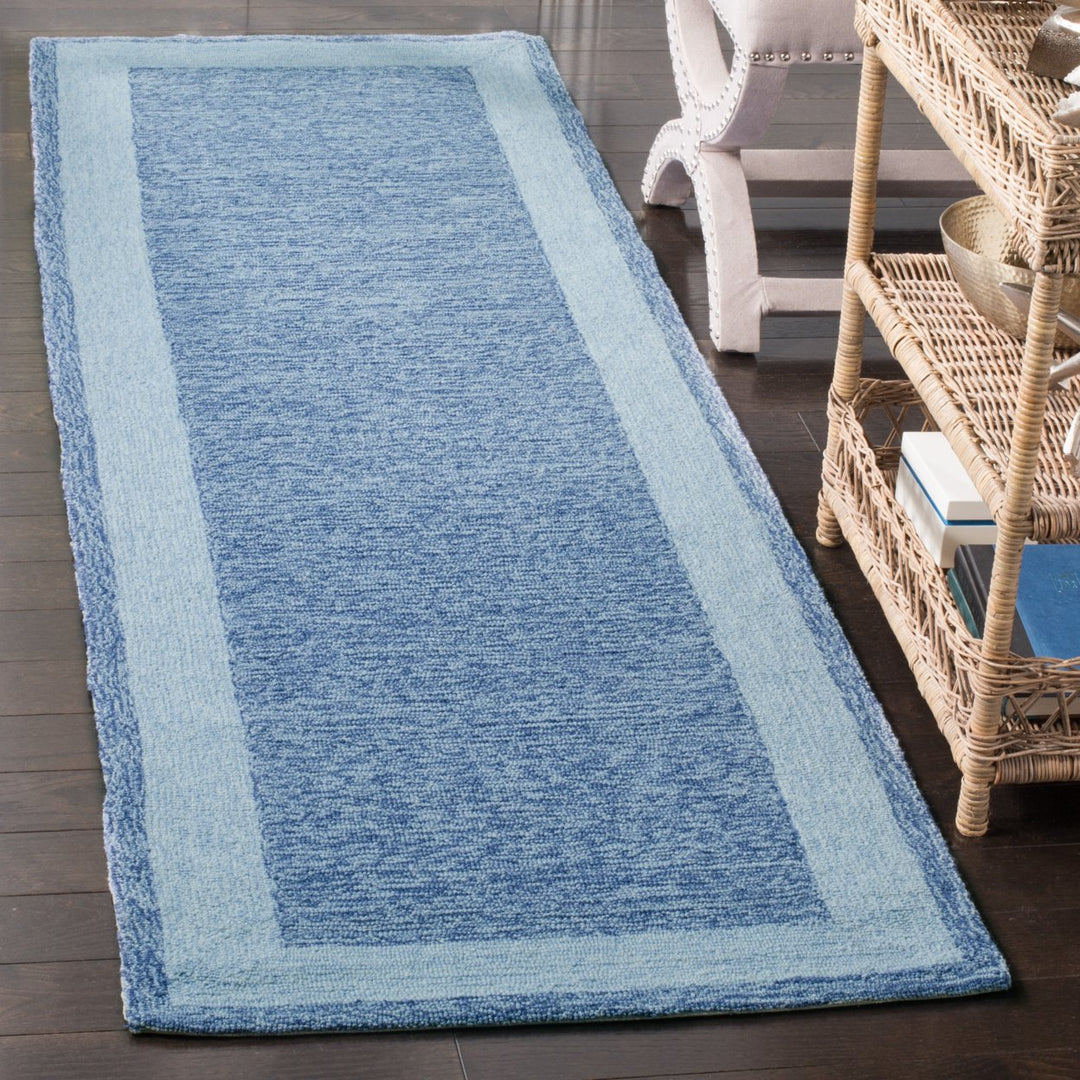 SAFAVIEH Easy Care EZC427E Hand-hooked Blue Rug Image 3