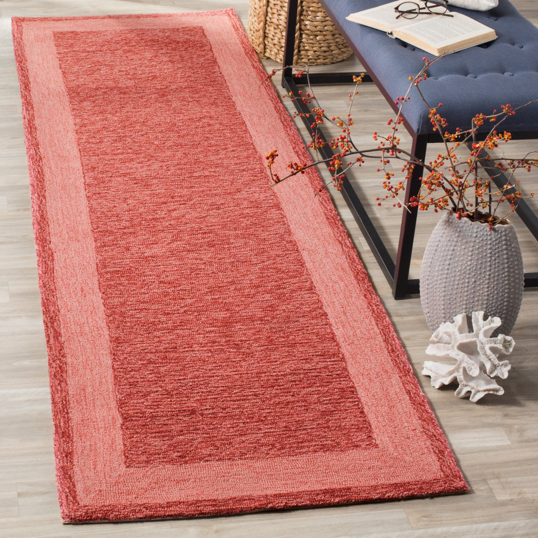 SAFAVIEH Easy Care EZC427D Hand-hooked Red Rug Image 3