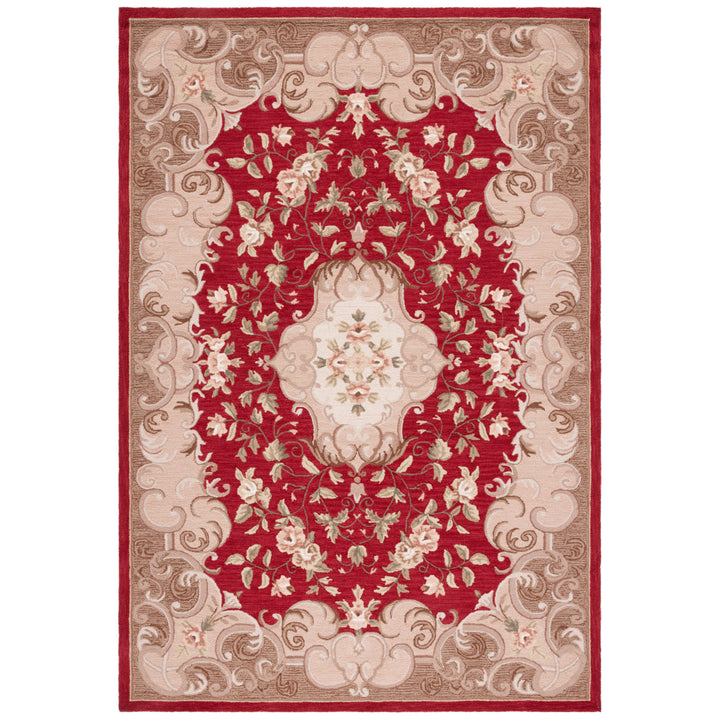 SAFAVIEH Easy Care EZC434A Rust / Sage Rug Image 1