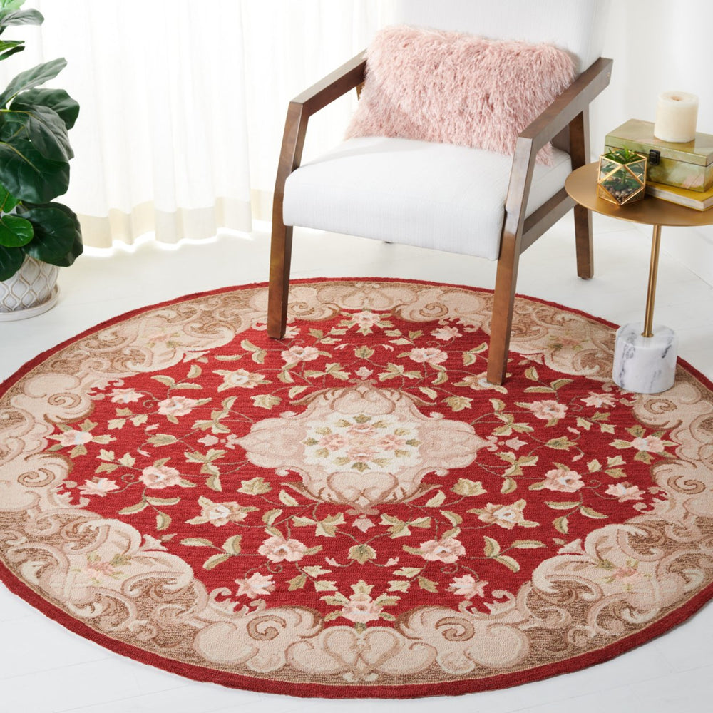 SAFAVIEH Easy Care EZC434A Rust / Sage Rug Image 2