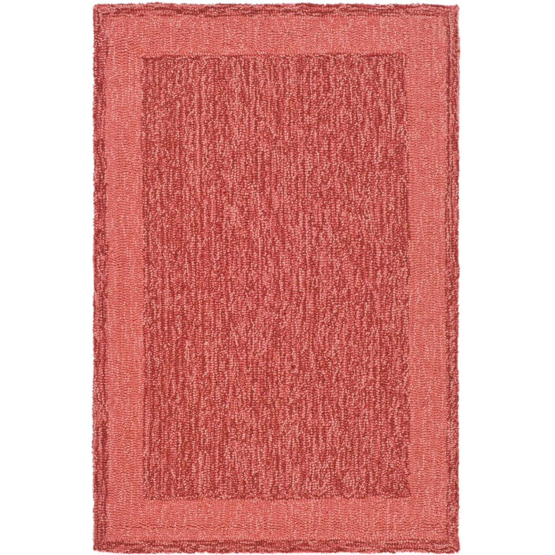 SAFAVIEH Easy Care EZC427D Hand-hooked Red Rug Image 1