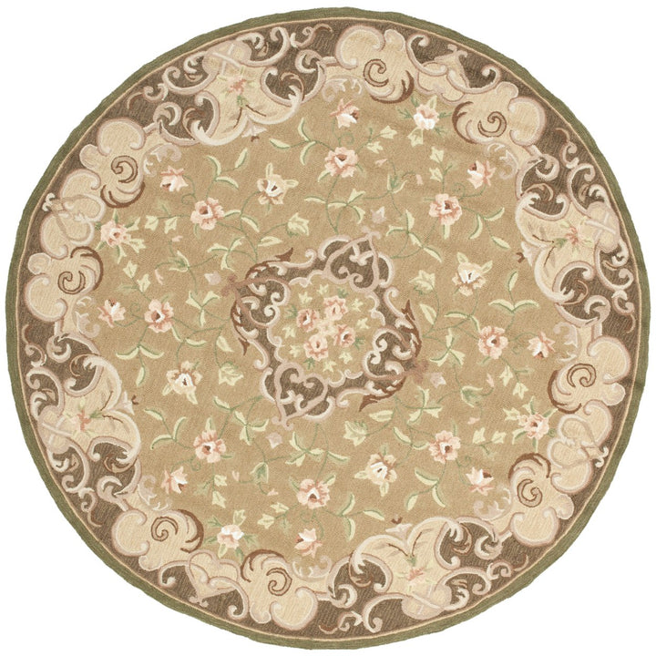 SAFAVIEH Easy Care EZC434C Beige / Brown Rug Image 1